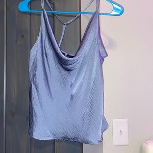 Lulus size small silk cowl neck shirt